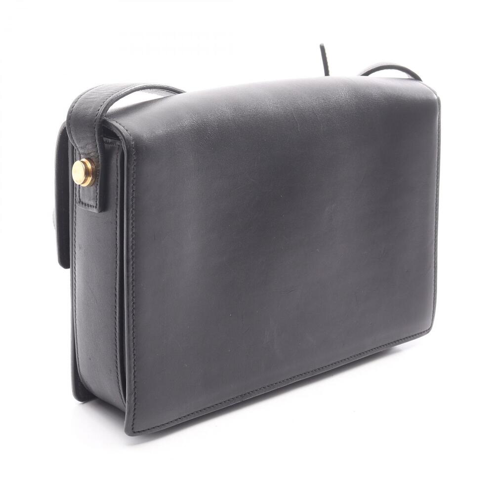 Saint Laurent Paris Loulou Shoulder Bag Leather Suede Black